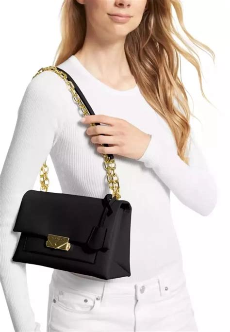 michael kors cece black|Michael Kors cecemedium shoulder bag.